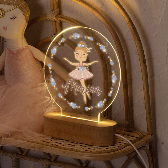 Personalised baby nightlight