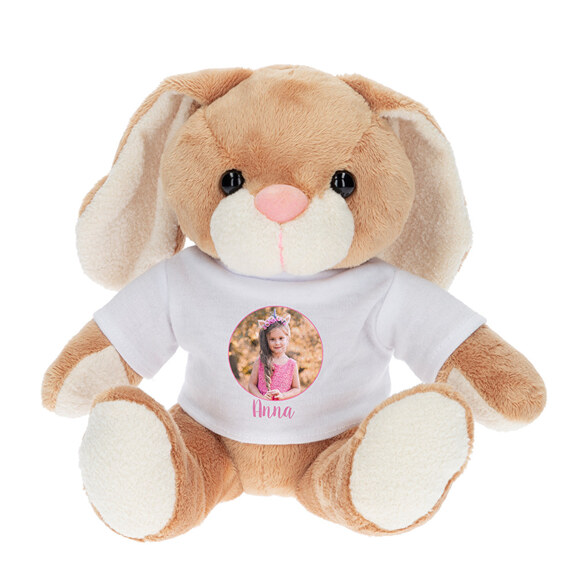Peluche lapin personnalisée