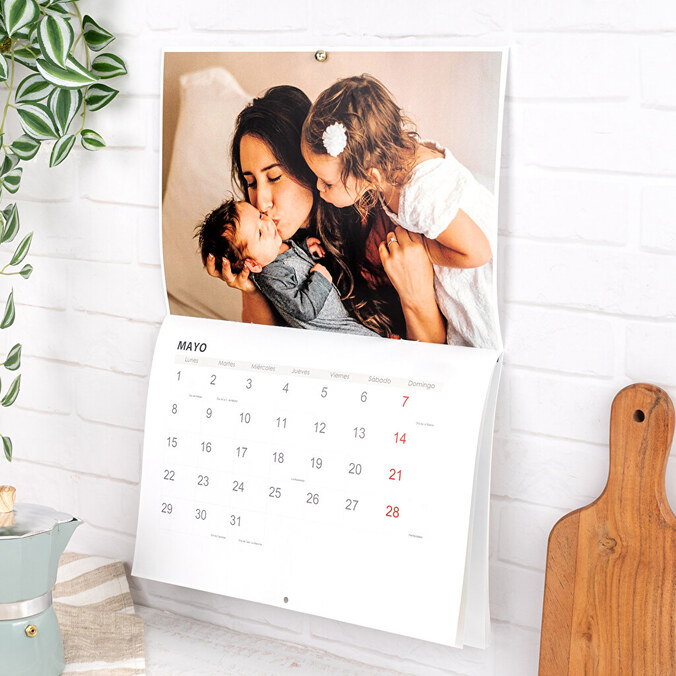 Calendario de pared A3 grapado personalizado