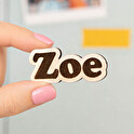Personalised name magnets
