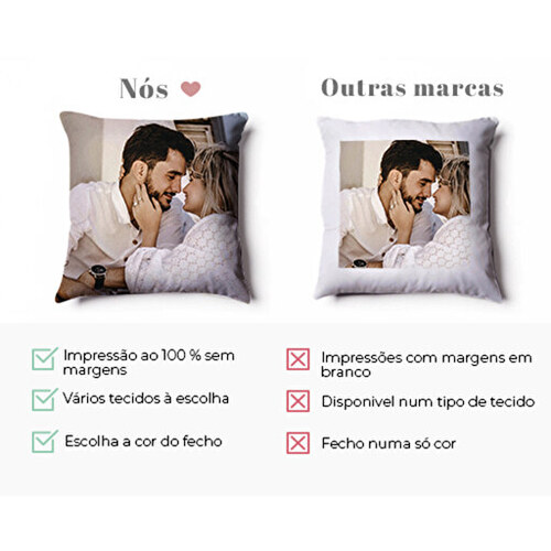 Comparacao almofadas Comparacao almofadas