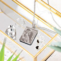 Colgante rectangular grabado