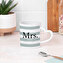 Personalised mug with heart handle Personalised mug with heart handle