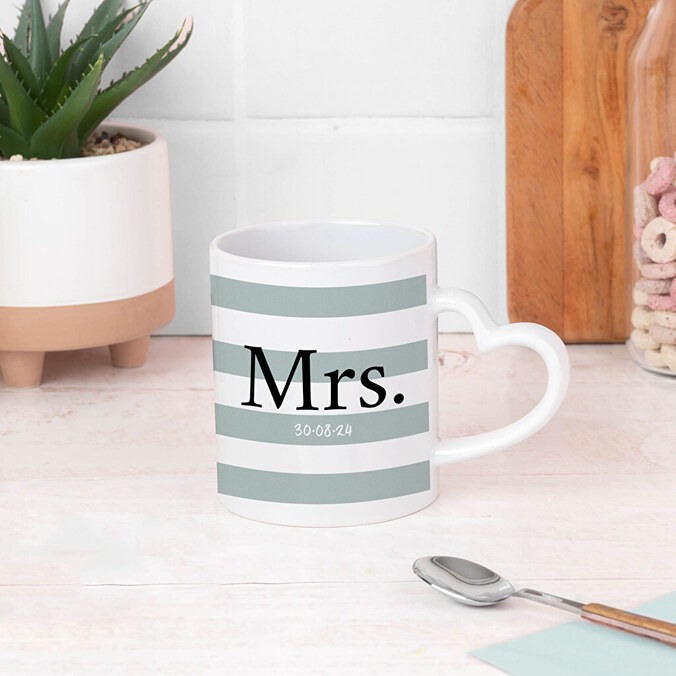 Tazza personalizzata con manico a forma di cuore