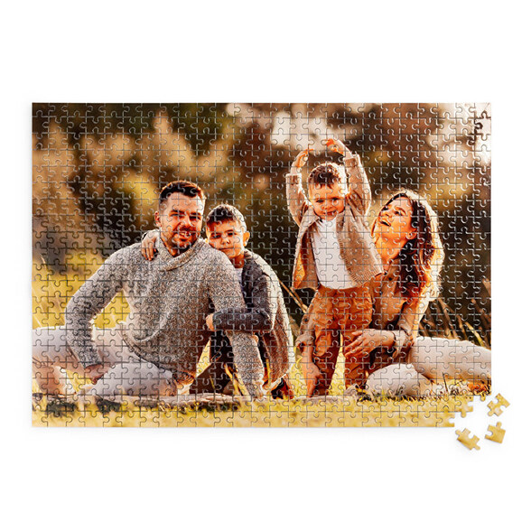 Puzzles rectangulares de cartón personalizados