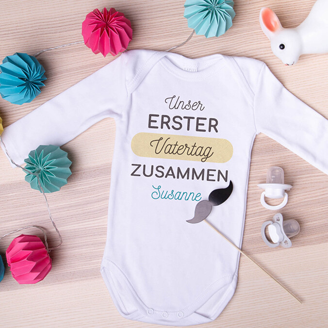 Baby Body bedrucken mit Foto oder Namen