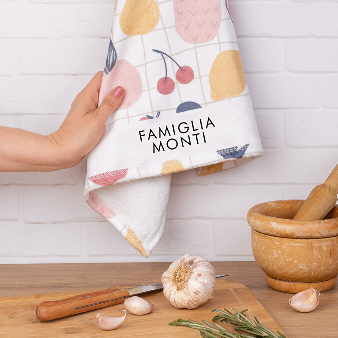 Strofinacci da cucina personalizzati