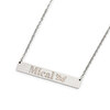Colgante placa grabado