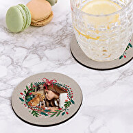 Bases para copos de Natal