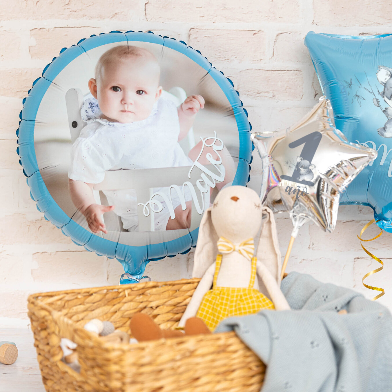 Globos personalizados con foto y nombre