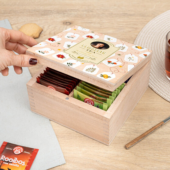 Scatola da tè e infusioni personalizzata Scatola da tè e infusioni personalizzata
