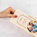 Caja de vino personalizada individual + 1 botella