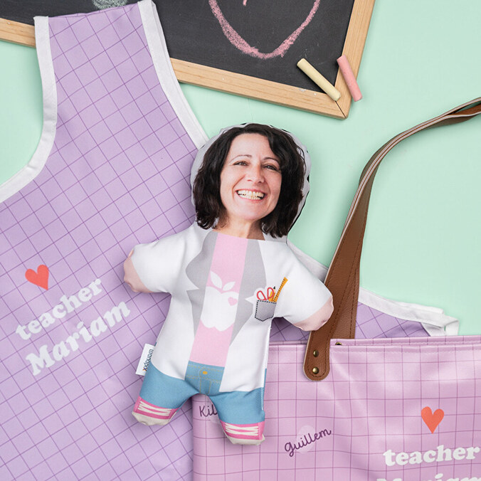 Cuscino Pupazzo personalizzato con foto del viso