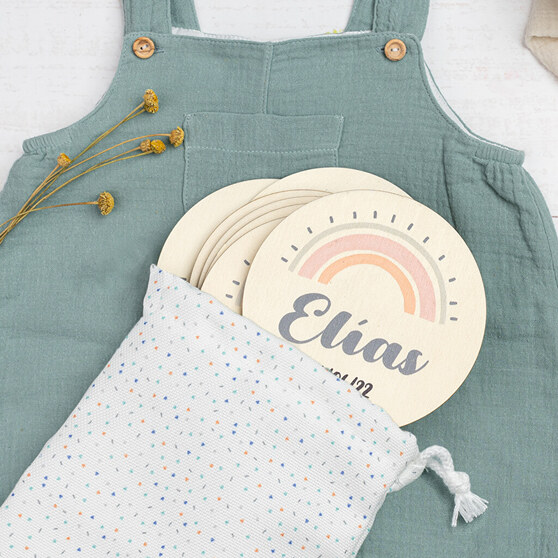 Personalizowane tabliczki do zdjęć z drewna Personalizowane tabliczki do zdjęć z drewna