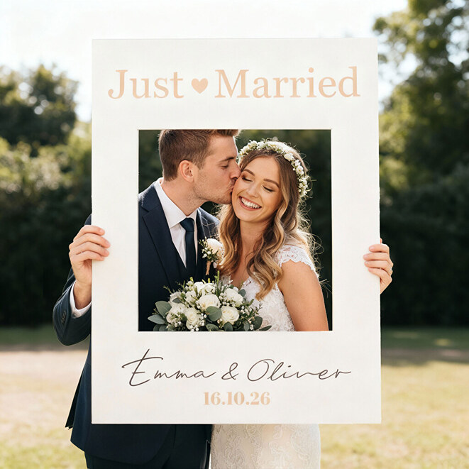 Personalised selfie photo frame for photo booth Personalised selfie photo frame for photo booth