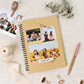 Personalised eco-friendly A5 notebook made from recycled paper