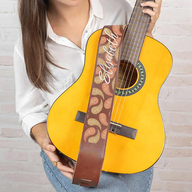 Bedrukte gitaarband