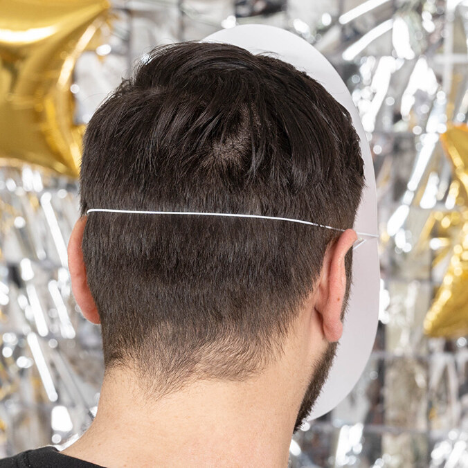 Maschera viso personalizzata di cartone