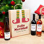 Caja de vino personalizada triple + 3 botellas
