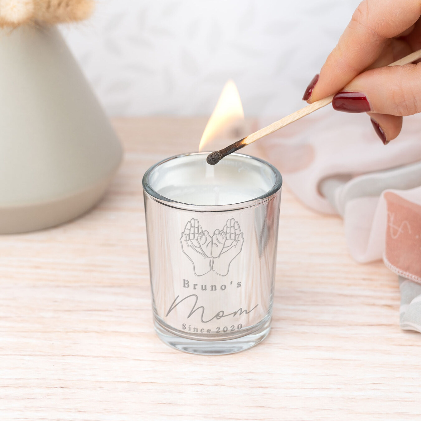 Personalised scented candles