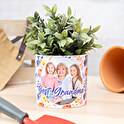Blumentopf personalisiert mit Foto