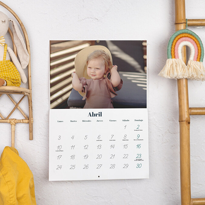 Calendario de pared A3 grapado personalizado