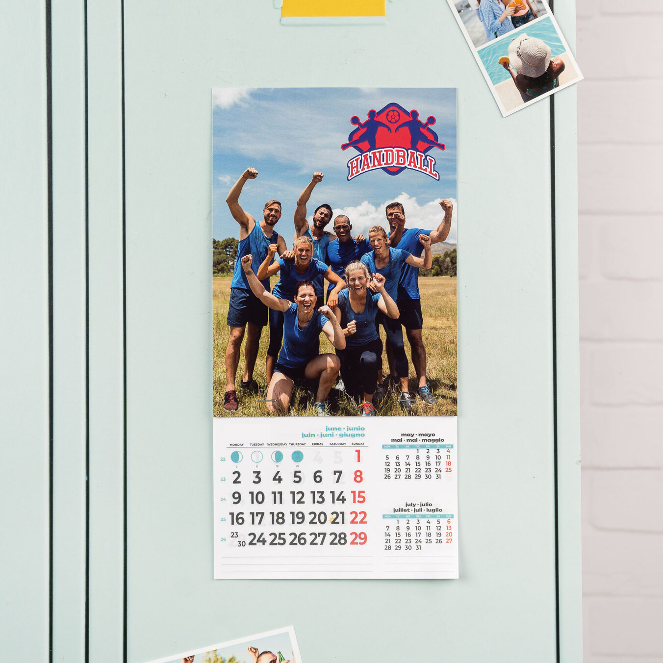 Calendarios imán nevera personalizados