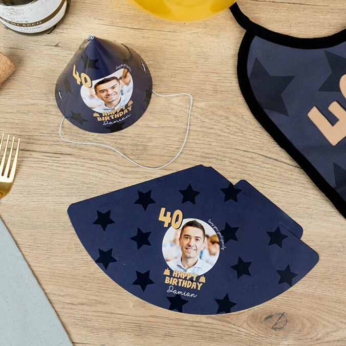 Gorros de cumpleaños personalizados