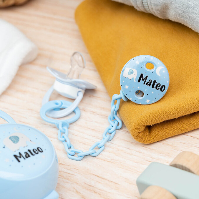 Personaliseret suttesnor med navn