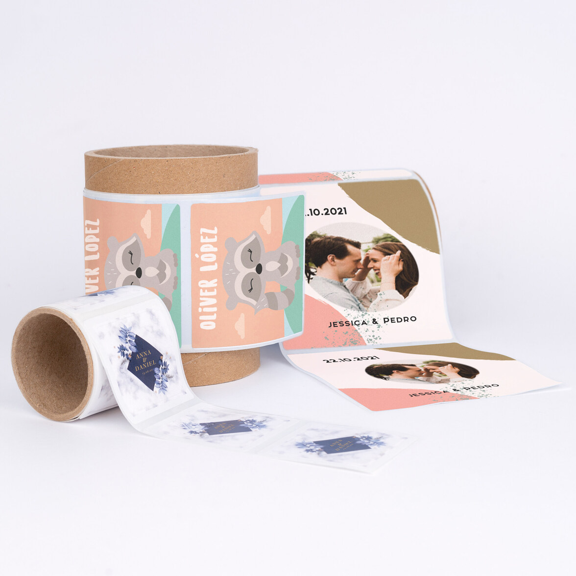 Rollo De Etiquetas Adhesivas Para Envío