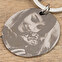 Engraved keyring with cat charms