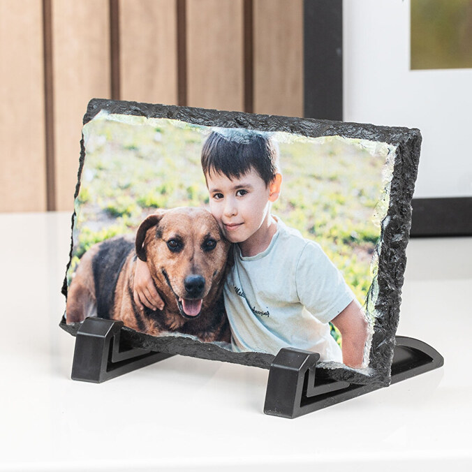 Foto su pietra ardesia personalizzata