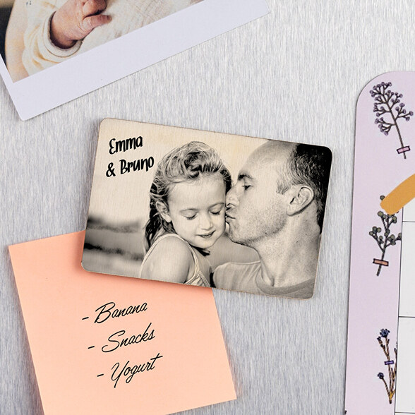 Magnets en bois personnalisés