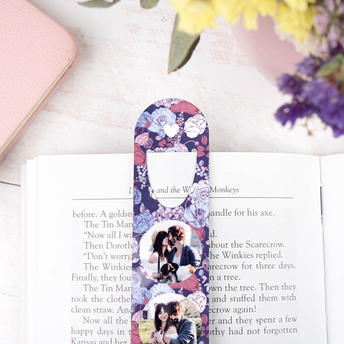 Personalised aluminium bookmark