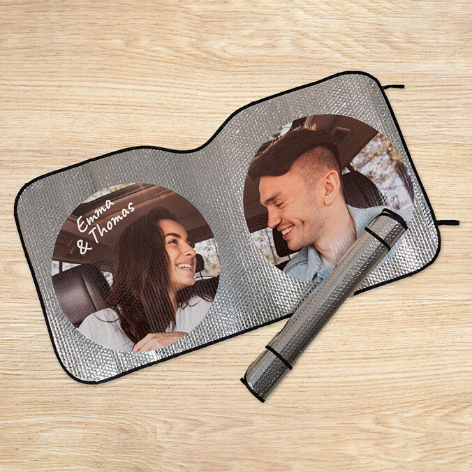 Parasol delantero personalizado