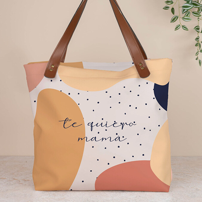 Bolso shopper personalizado con cremallera