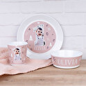 Bicchiere personalizzato in plastica bianco 235 ml