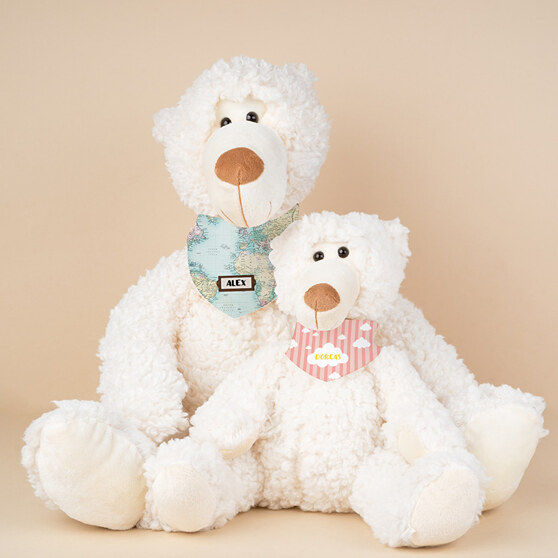 Ositos de peluche con bandana personalizada Ositos de peluche con bandana personalizada