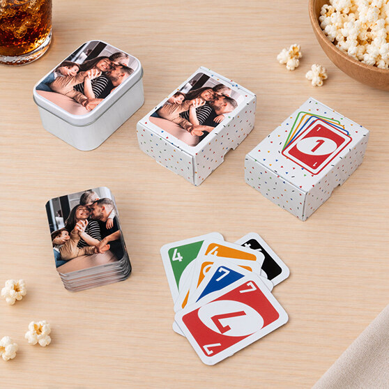 Juego de cartas UNO personalizado