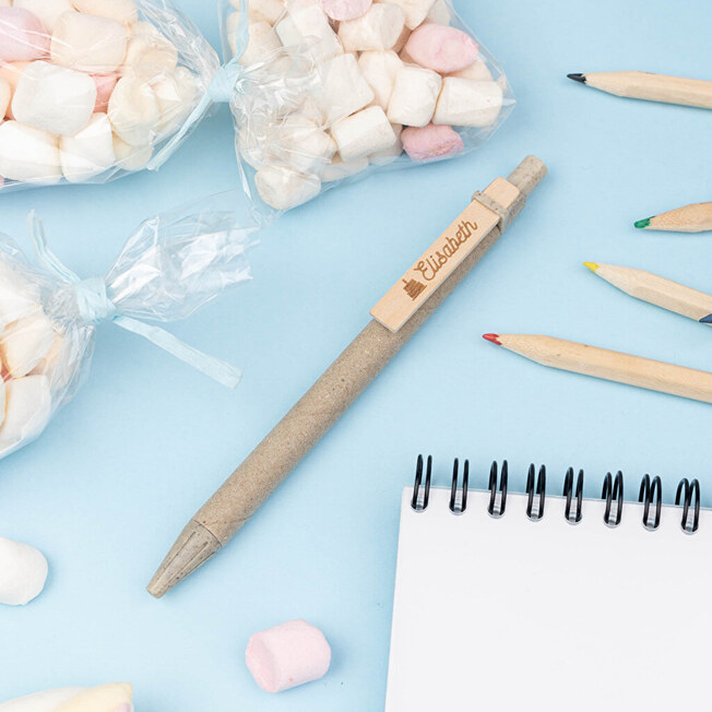 Personalised eco-friendly cardboard pen Personalised eco-friendly cardboard pen