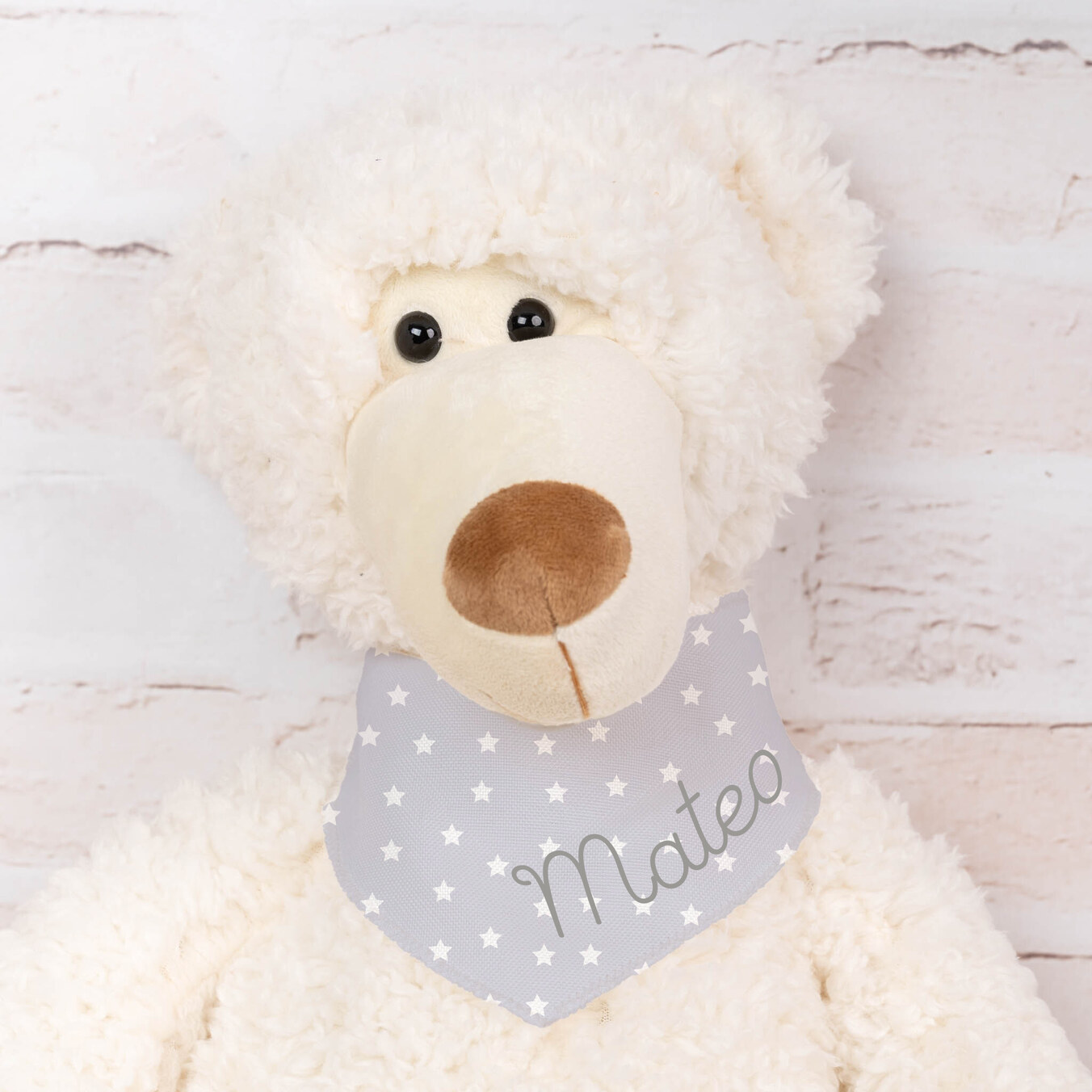 Osito de peluche 40 cm. con bandana personalizada
