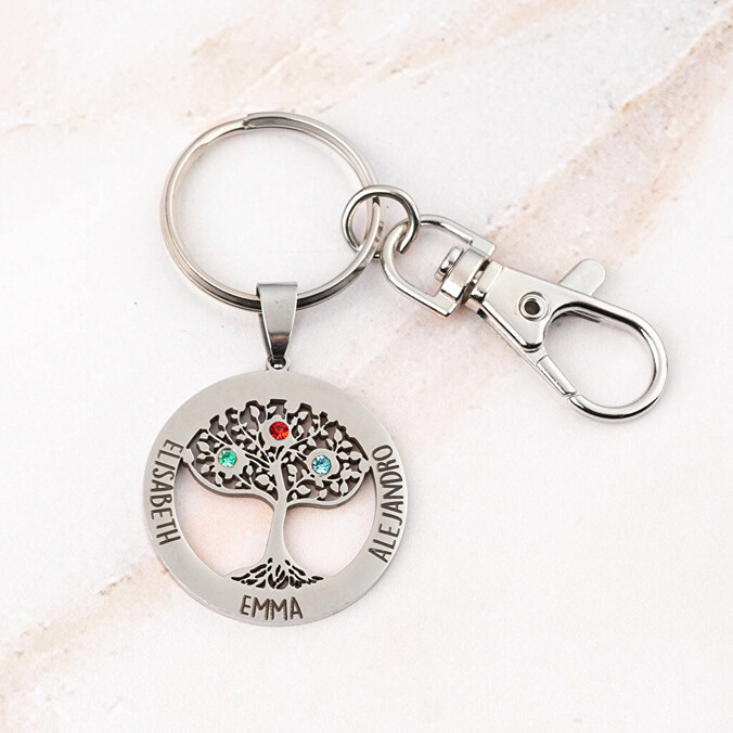 Engraved keyring "Tree of Life"