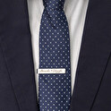 Personalised engraved tie clips