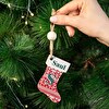 Enfeites de Natal de madeira personalizados