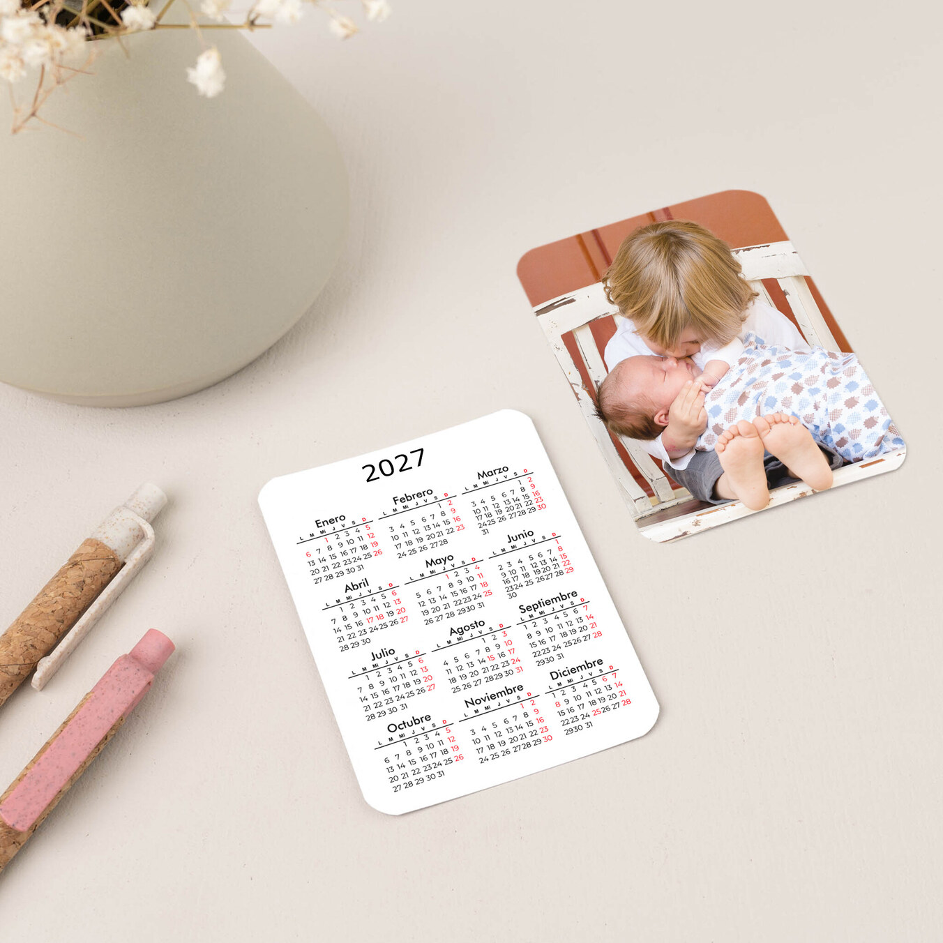 Calendarios de bolsillo personalizados
