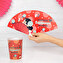 Personalised advertising cardboard hand fan Personalised advertising cardboard hand fan