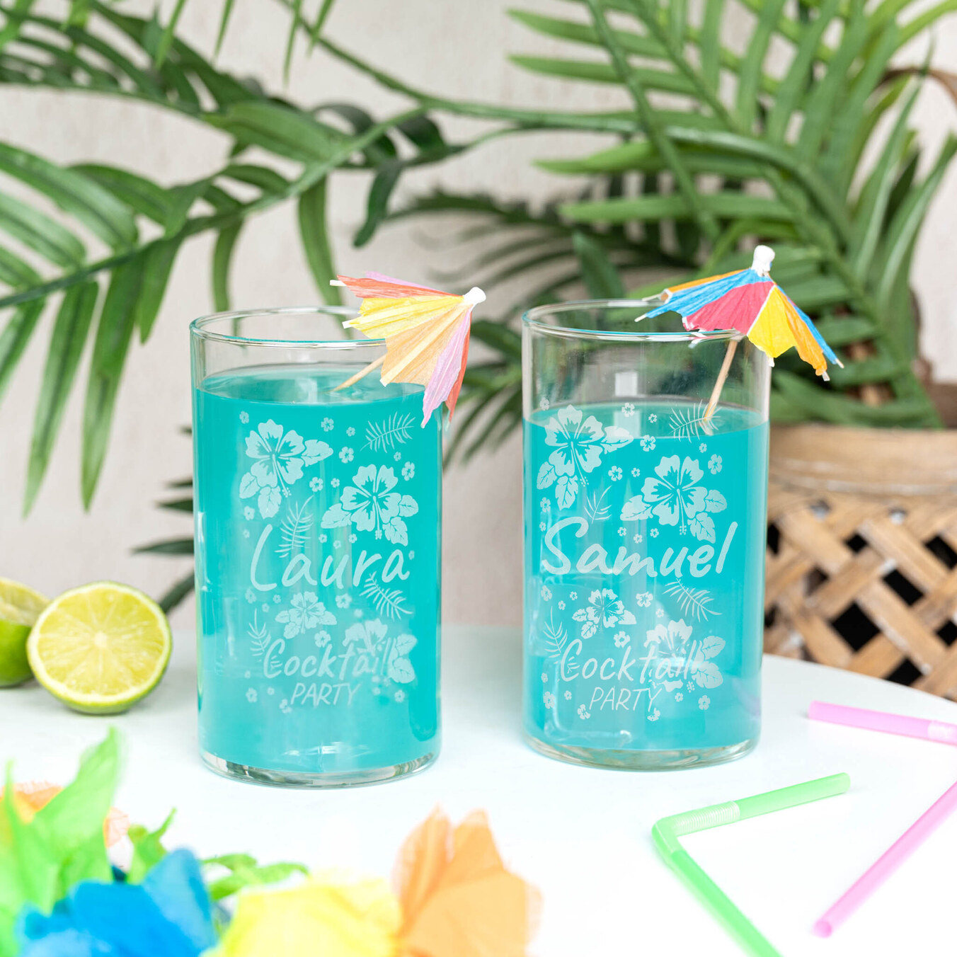 Personalised cocktail glass