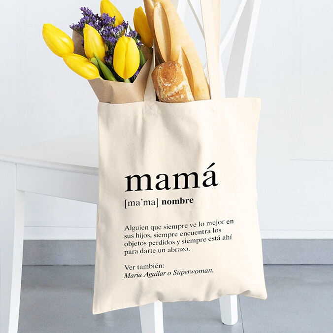 Tote Bag de algodón personalizada (1 cara)
