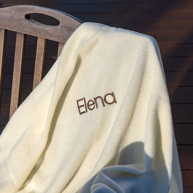 Personalisierte Reisedecken