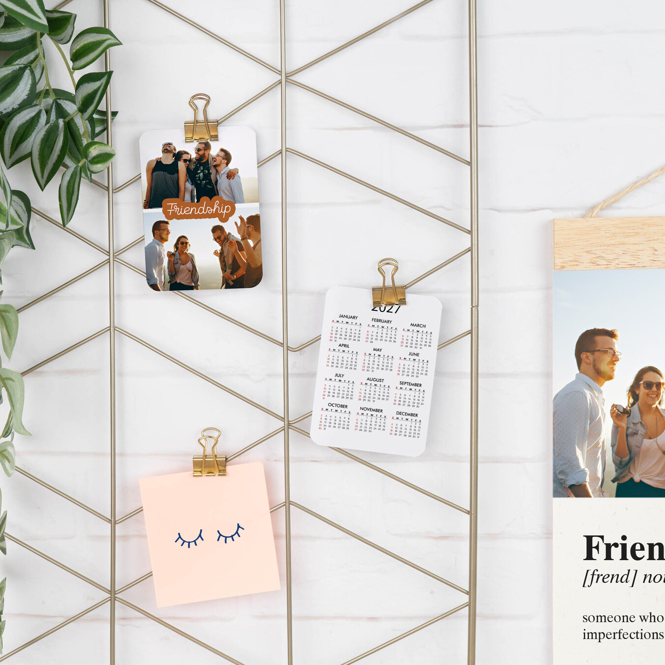 Personalised pocket calendars